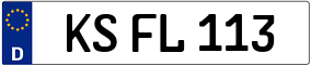 Truck License Plate
